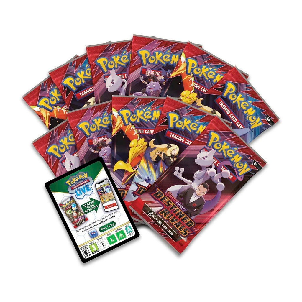 PRE ORDER! Pokémon Scarlet & Violet – SV10 Destined Rivals – Pokémon Center Elite Trainer Box (11 Boosters) - TYRA TCG