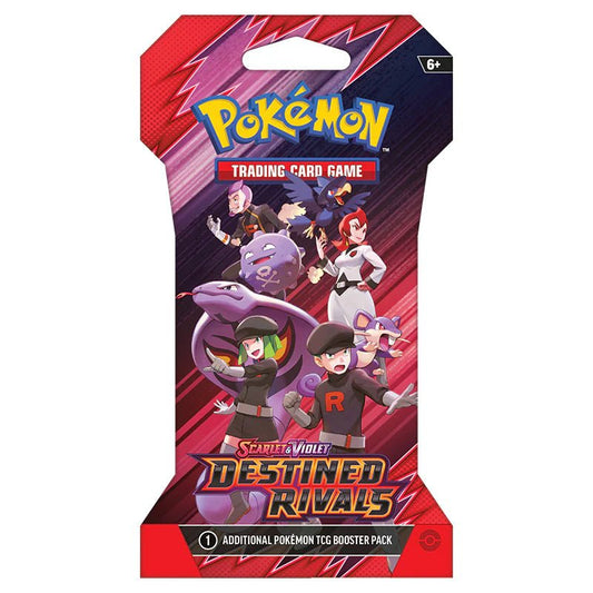 PRE ORDER! Pokémon Scarlet Violet – SV10 Destined Rivals – Sleeved Booster (1 Booster) - TYRA TCG