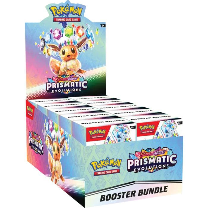 [PRE - ORDER] Pokémon Scarlet & Violet – SV8.5 Prismatic Evolutions – Booster Bundle Display - TYRA TCG