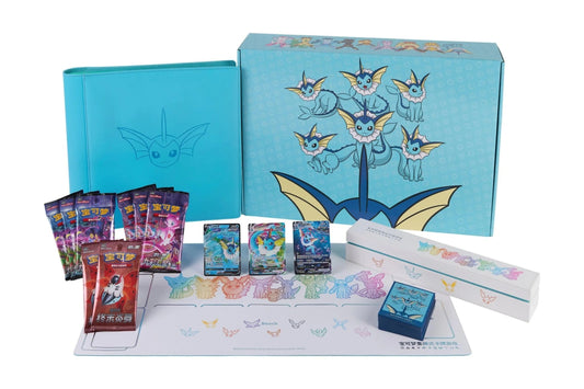 PRE - ORDER! Pokémon TCG - S – Vaporeon VMAX Gift Box - TYRA TCG