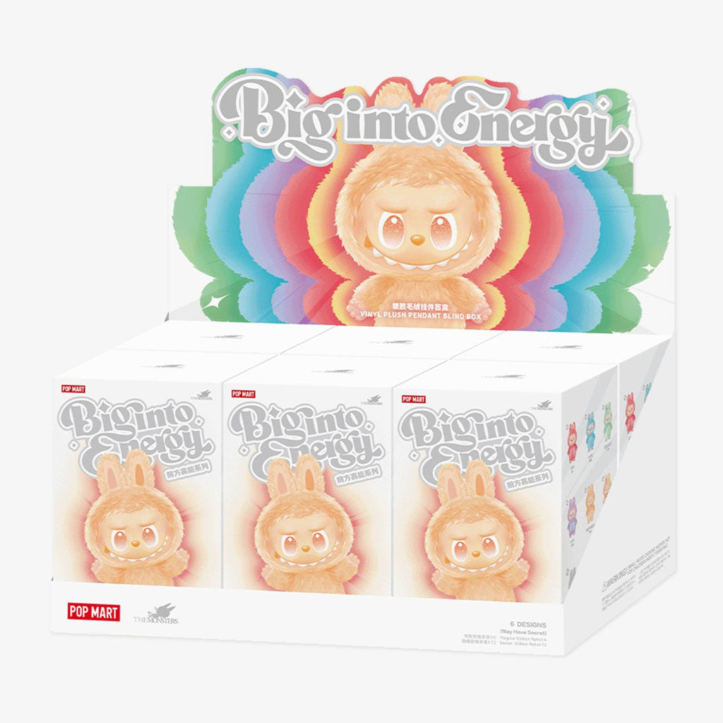 THE MONSTERS Big into Energy Series - Vinyl Plush Pendant Blind Box (Gehele Set) - TYRA TCG
